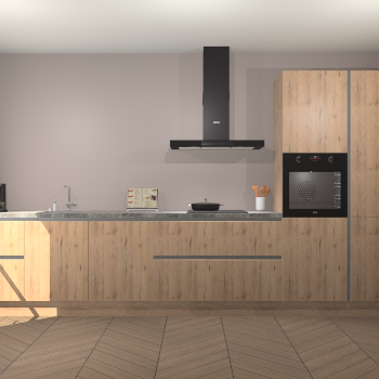 Madera Natuur greeploze keuken Leuven 47797