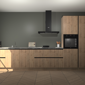 Madera Natuur greeploze keuken Leuven 47800