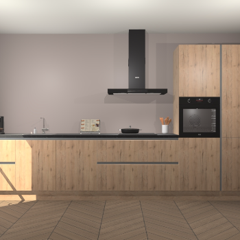 Madera Natuur greeploze keuken Leuven 47838