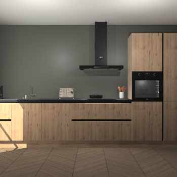 Madera Natuur greeploze keuken Leuven 47841