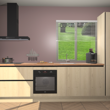 Vuren greeploze keuken Antigua 44876