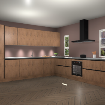 Astoria Eiken greeploze keuken Solola 87577