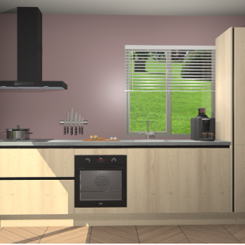 Vuren greeploze keuken Antigua 44910