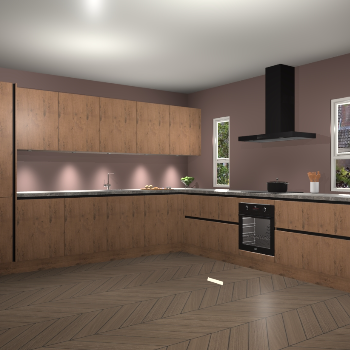 Astoria Eiken greeploze keuken Solola 87603