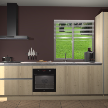 Vuren greeploze keuken Antigua 45027