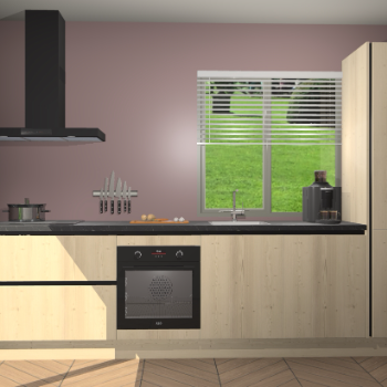 Vuren greeploze keuken Antigua 45034