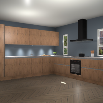 Astoria Eiken greeploze keuken Solola 87608