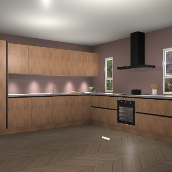 Astoria Eiken greeploze keuken Solola 87612