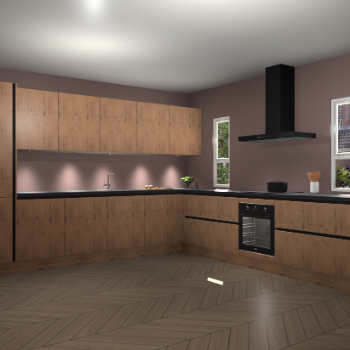 Astoria Eiken greeploze keuken Solola 87625