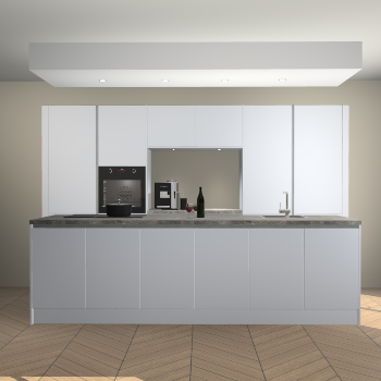 Sneeuwwitte greeploze keuken Lodz 66989