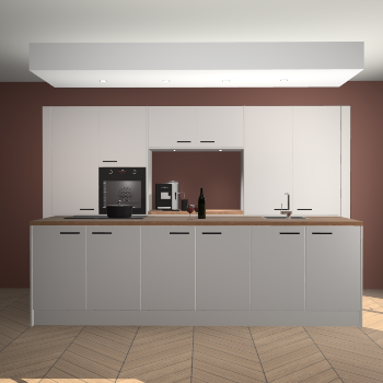 Zijdegrijze keuken Lodz 67072