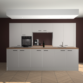 Zijdegrijze keuken Lodz 67073