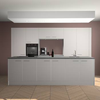 Zijdegrijze keuken Lodz 67092