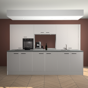 Zijdegrijze keuken Lodz 67096