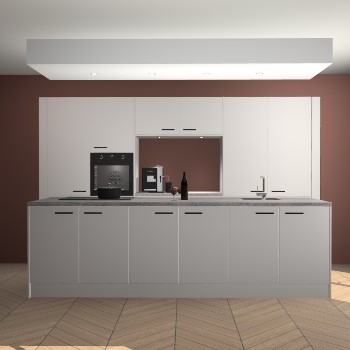 Zijdegrijze keuken Lodz 67699