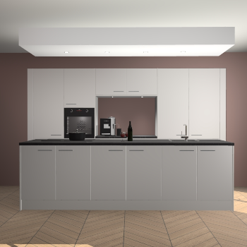 Zijdegrijze keuken Lodz 67711