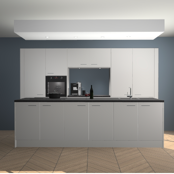 Zijdegrijze keuken Lodz 67715