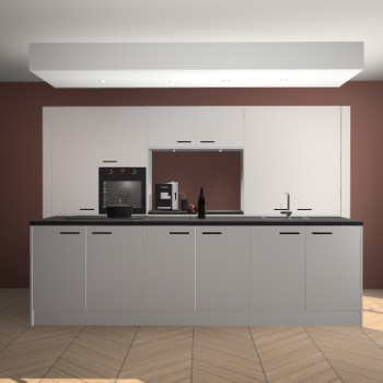 Zijdegrijze keuken Lodz 67721