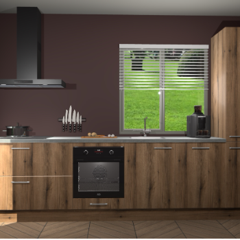 Goud Eiken keuken Antigua 43205