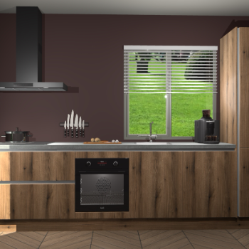 Goud Eiken greeploze keuken Antigua 43207