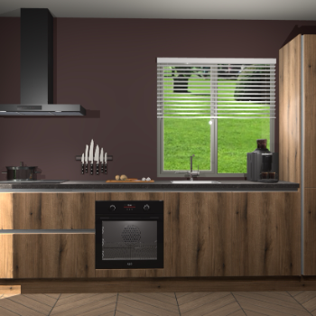 Goud Eiken greeploze keuken Antigua 43214