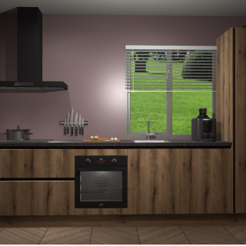 Goud Eiken greeploze keuken Antigua 43217