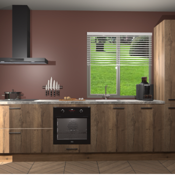 Goud Eiken keuken Antigua 43237