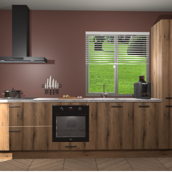 Goud Eiken keuken Antigua 43492