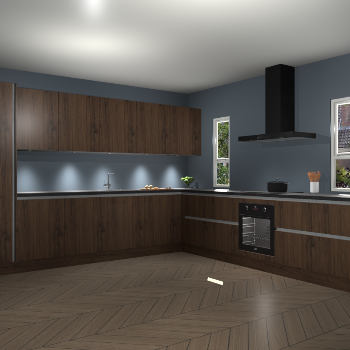 Noten greeploze keuken Solola 87966