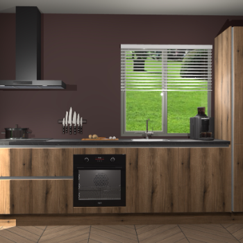 Goud Eiken greeploze keuken Antigua 43511