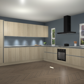 Vuren greeploze keuken Solola 87991