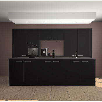 Zwarte keuken Lodz 68507