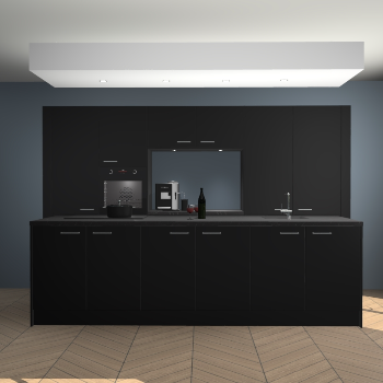 Zwarte keuken Lodz 68508