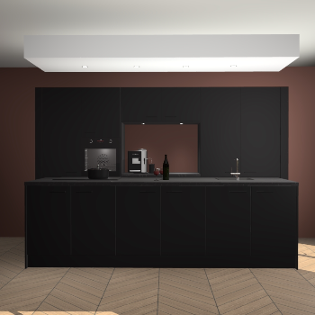 Zwarte keuken Lodz 68510