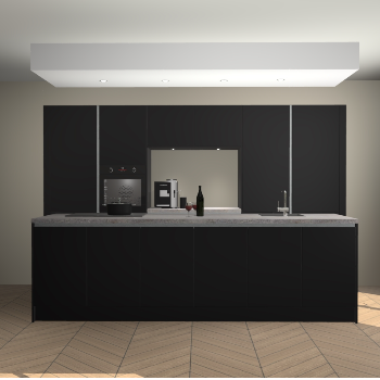 Zwarte greeploze keuken Lodz 68343