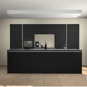 Zwarte greeploze keuken Lodz 41476