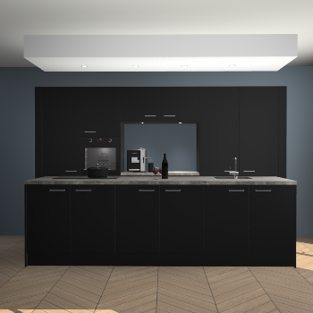 Zwarte keuken Lodz 68336