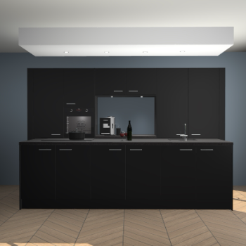 Zwarte keuken Lodz 68258