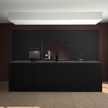 Zwarte keuken Lodz 68261