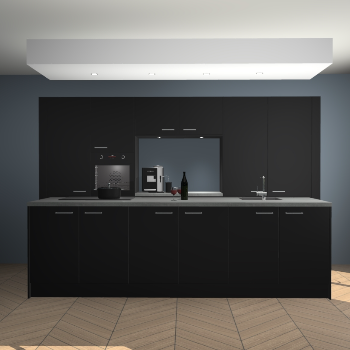 Zwarte keuken Lodz 68250