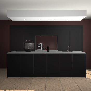 Zwarte keuken Lodz 68255