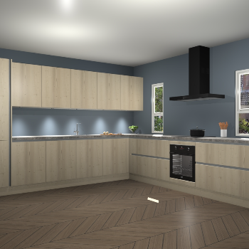 Vuren greeploze keuken Solola 88015