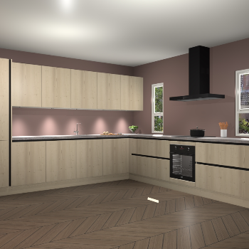 Vuren greeploze keuken Solola 88025