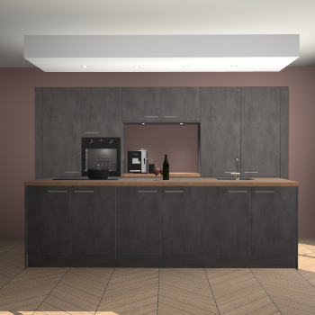 Beton Antraciet keuken Lodz 68872