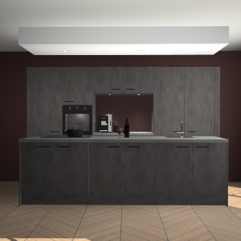 Beton Antraciet keuken Lodz 68902