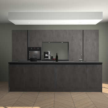 Beton Antraciet greeploze keuken Lodz 68909