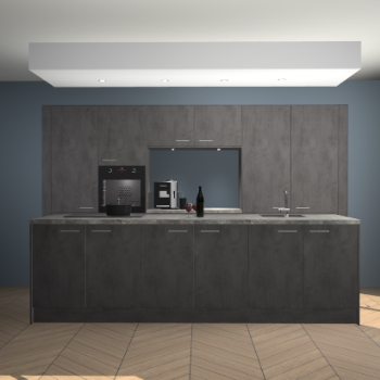 Beton Antraciet keuken Lodz 69011