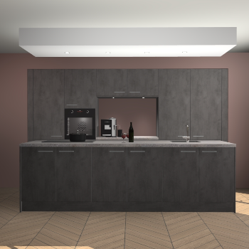 Beton Antraciet keuken Lodz 69016