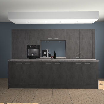 Beton Antraciet keuken Lodz 69017
