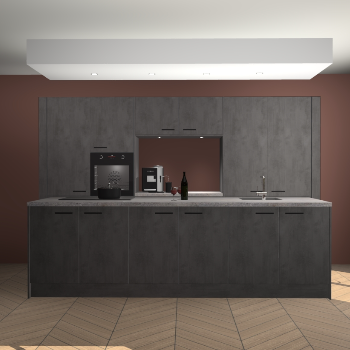 Beton Antraciet keuken Lodz 69019